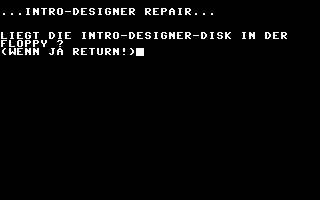 Intro-designer Repair Screenshot