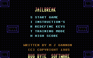 Jail Break Title Screenshot