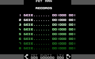 Jet Man Title Screenshot