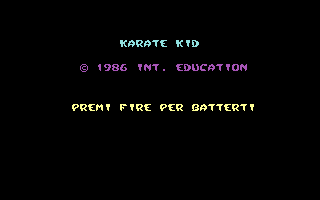 Karate Kid Title Screenshot