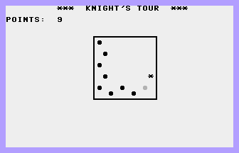 Knight's Tour Screenshot