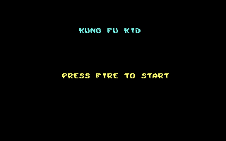 Kung Fu Kid Title Screenshot