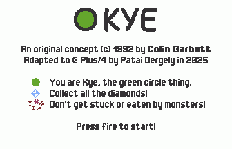 Kye Title Screenshot