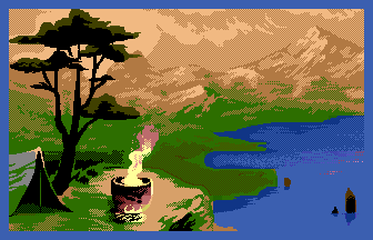 Lake Camping Screenshot