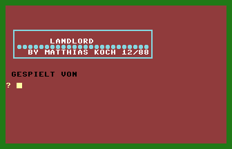 Landlord Title Screenshot
