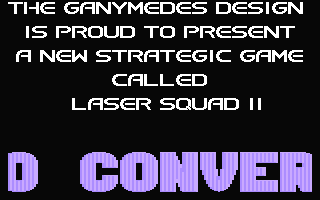 Laser Squad II Title Screenshot