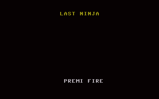 Last Ninja (Trinacria) Title Screenshot