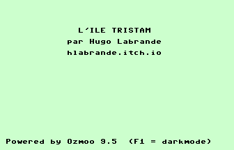 L'île Tristam Title Screenshot
