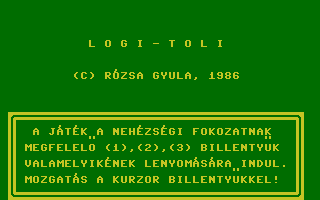 Logi-Toli Title Screenshot