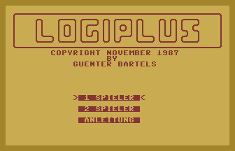 Logiplus II Title Screenshot