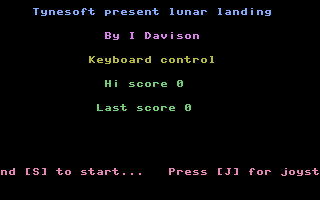 Lunar Docking (Soft) Title Screenshot