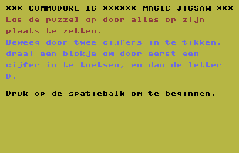 Magic Jigsaw Title Screenshot