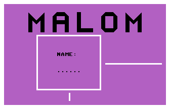 Malom (English) Title Screenshot