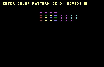 Mastermind (100 Programs For The Commodore 16) Screenshot