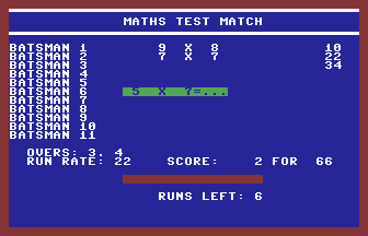 Maths Test Match