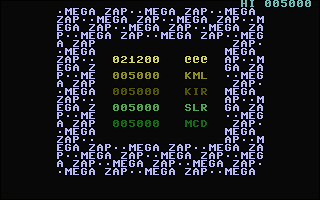Mega Zap Title Screenshot