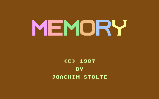 Memory Title Screenshot