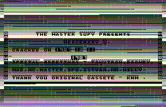 Mercenary - The Second City (Supy) Title Screenshot