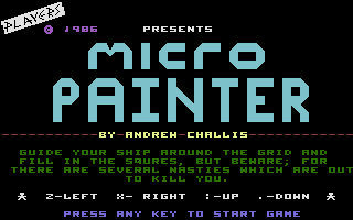 Micropainter Title Screenshot