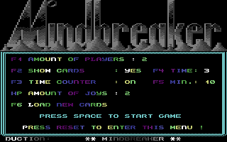 Mindbreaker Title Screenshot