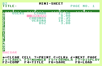 Mini-Sheet +4 Screenshot