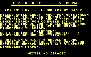 Monopoly Plus/4 Title Screenshot