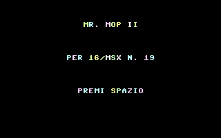 Mr. Mop II Title Screenshot