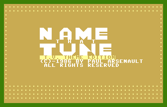 Name That Tune Title Screenshot