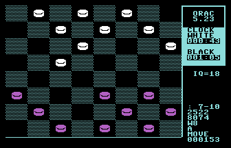 ORAC Draughts Screenshot