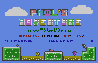 Phil's Adventure Title Screenshot
