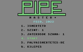 Pipe Master + Title Screenshot