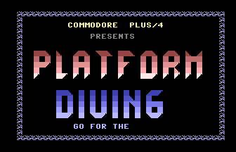 Platform Diving (Plus/4) Title Screenshot