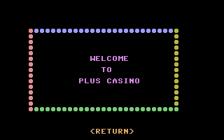 Plus Casino Title Screenshot