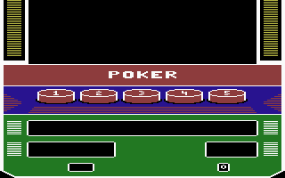 Poker (C16/MSX 40) Title Screenshot