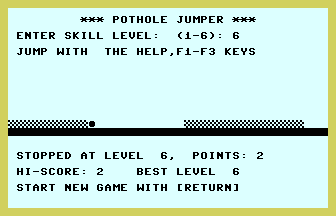 Pothole Jumper Screenshot