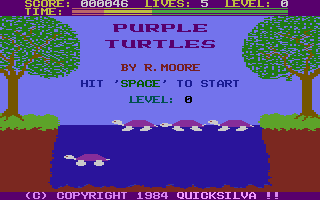 Purple Turtles Title Screenshot