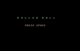 Roller Ball Title Screenshot