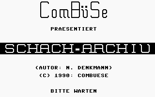 Schach-Archiv Title Screenshot