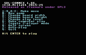 SDL-Connex Title Screenshot