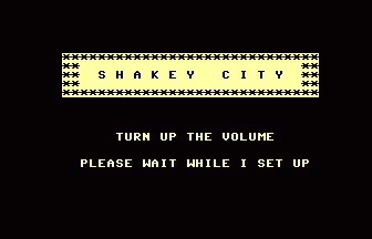 Shakey City Title Screenshot