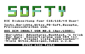 Softy 06 Title Screenshot