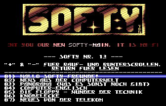 Softy 13 Title Screenshot