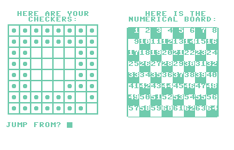 Solitaire Checker Puzzle