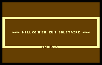Solitaire (German) Title Screenshot