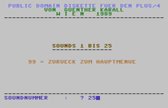 Sounds 1 Bis 25