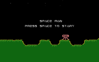 Space Man Title Screenshot