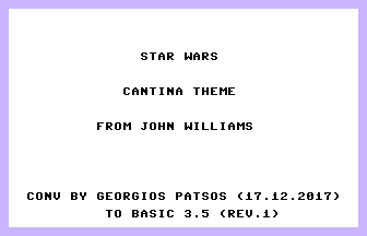 Star Wars Cantina Theme Screenshot
