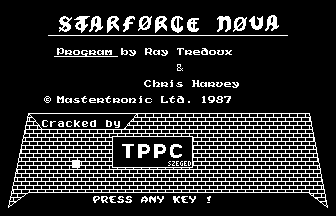 Starforce Nova (TPPC) Title Screenshot