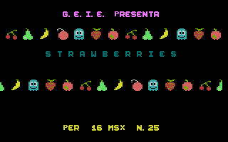 Strawberries Title Screenshot