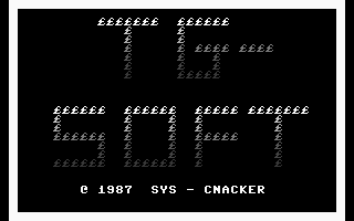 SYS-cnacker Title Screenshot